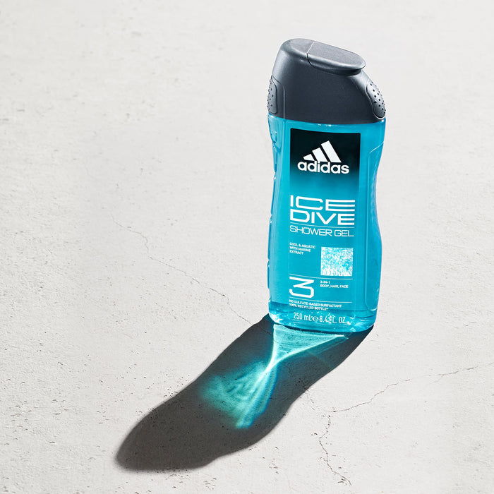 Adidas Ice Dive Refreshing Shower Gel 250ml - Shower Gels at MyPerfumeShop by Adidas