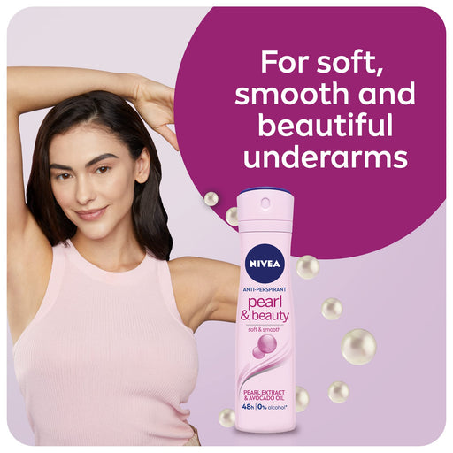 Nivea 24 Hour Anti-Perspirant Deodorant Pearl Beauty - Deodorant at MyPerfumeShop by Nivea