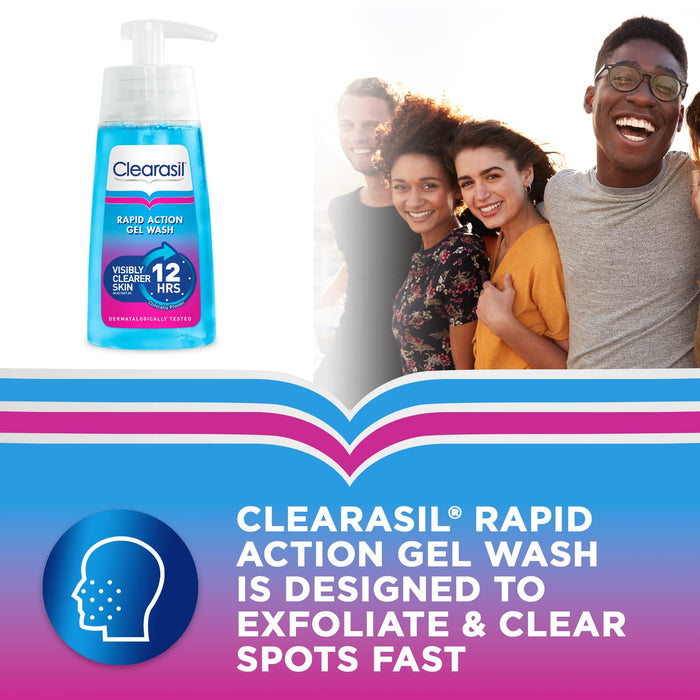 Clearasil Ultra Dual Action Gel Wash - 150ml - Regime Skin Care at MyPerfumeShop by Clearasil