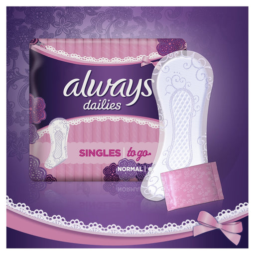 Always Dailies Liner 2 Go Scented 16 Pack x 20 - Sanitary Towels at MyPerfumeShop by Procter & Gamble