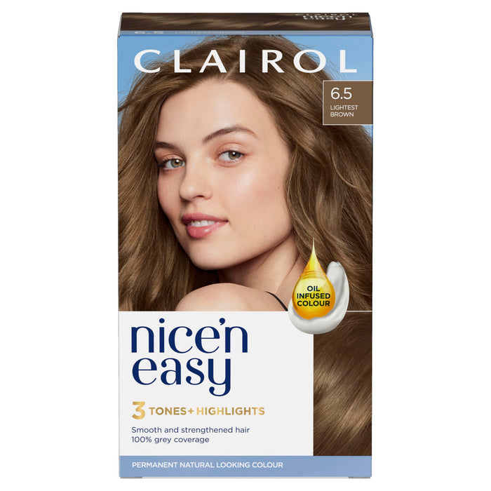 Nice & Easy Care Colour Lightest Brown 6.5 - Colourants at MyPerfumeShop by Clairol