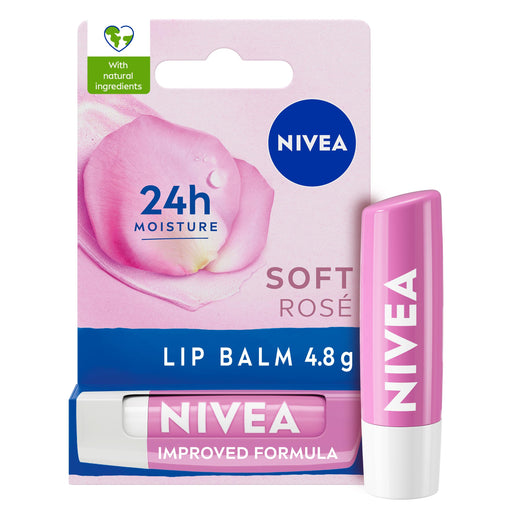 Nivea Lipcare Soft Rose 4.8g - Lips at MyPerfumeShop by Nivea