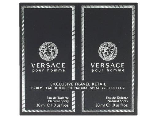 Versace pour Homme Gift Set 2 x 30ml EDT Spray - Fragrance at MyPerfumeShop by Versace