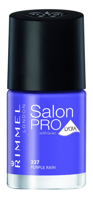 Rimmel Salon Pro With Lycra Nail Polish 12ml - 337 Purple Rain - Nail Care at MyPerfumeShop by Rimmel