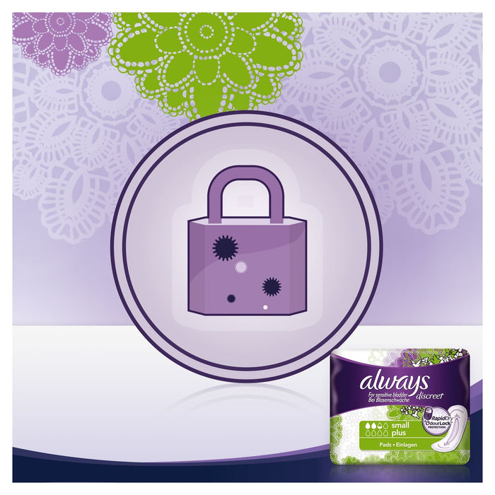 Always Discreet Small Plus Pads x 16 - Incontinance Pads at MyPerfumeShop by Always