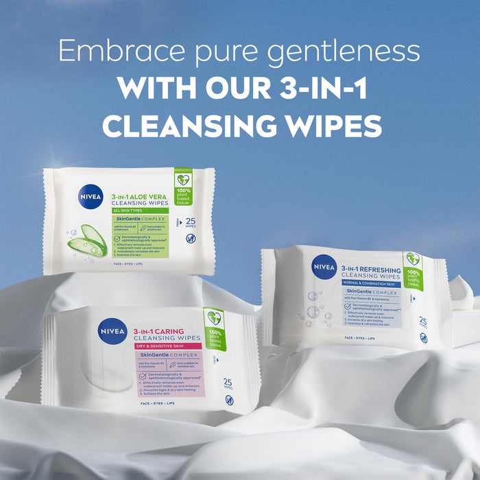 Nivea Visage Wipes Bio-Degradable x 25 - Regime Skin Care at MyPerfumeShop by Nivea