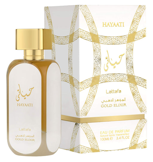 Lattafa Perfumes Hayaati Gold Elixir Eau de Parfum 100ml Spray - Eau de Perfume at MyPerfumeShop by Lattafa Perfumes