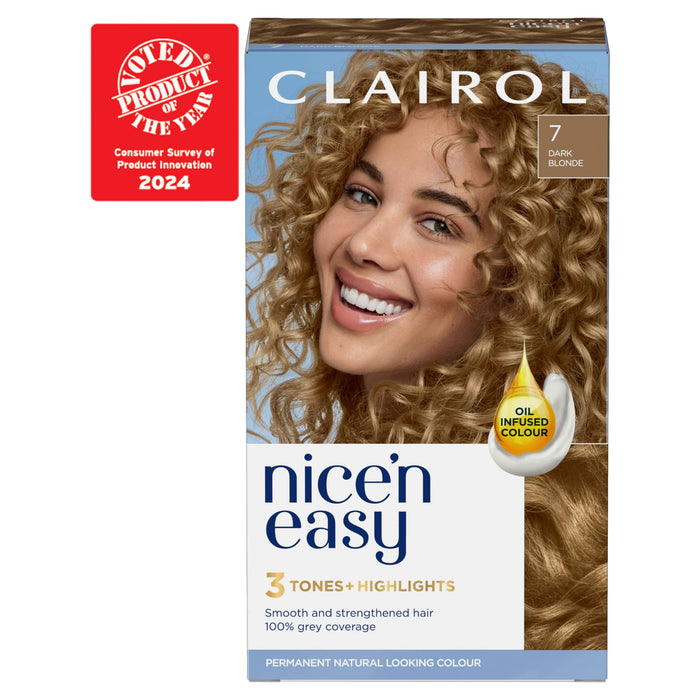 Nice & Easy Care Colour Dark Blonde 7 - Colourants at MyPerfumeShop by Clairol