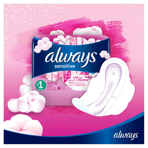 Always Soft & Fit Pads Normal Plus x 14 - Sanitary Towels at MyPerfumeShop by Procter & Gamble