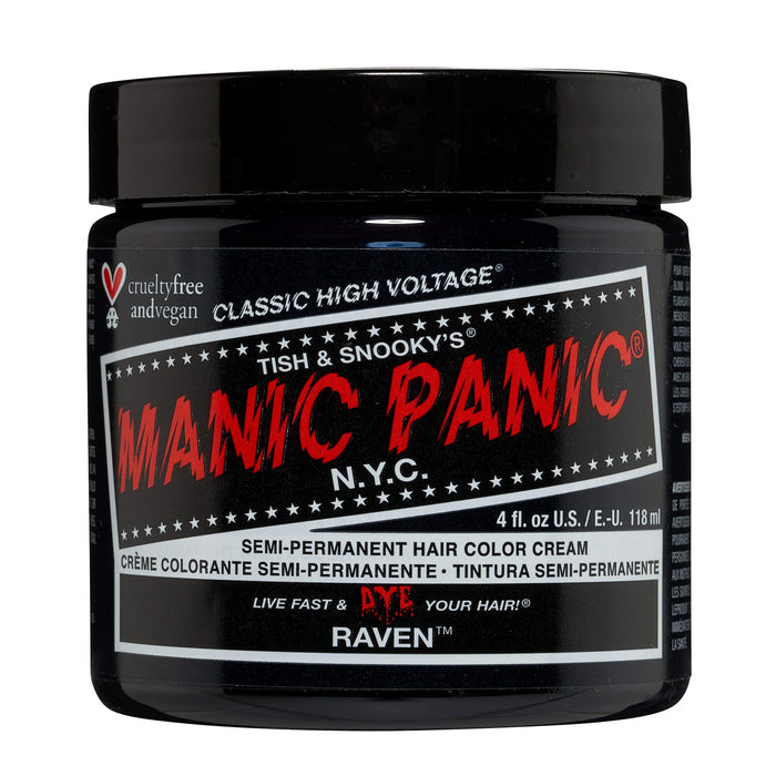 Manic Panic High Voltage Classic Semi-Permanent Hair Colour 118ml - Raven - Beauty at MyPerfumeShop by Manic Panic