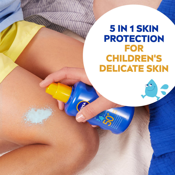 Nivea Sun Kids Coloured Spray SPF50 - 200ml - Sun Preps at MyPerfumeShop by Nivea