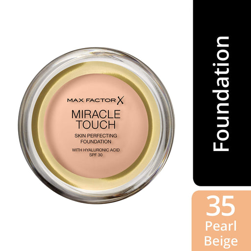 Max Factor Miracle Touch 35 Pearl Beige Cushion Foundation 11.5g - Foundations at MyPerfumeShop by Max Factor