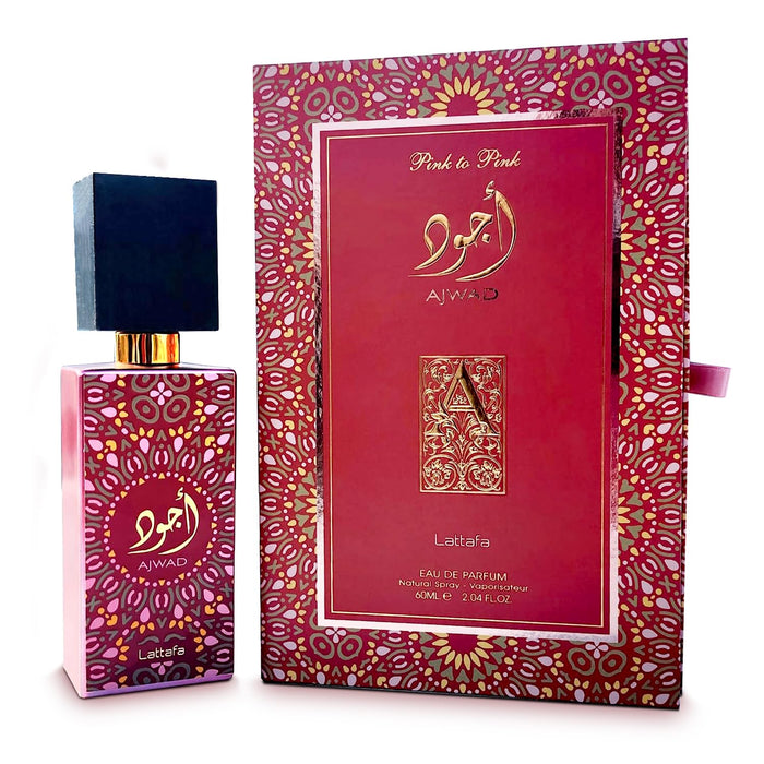 Lattafa Perfumes Ajwad Pink to Pink Eau de Parfum 60ml Spray - Unisex at MyPerfumeShop by Lattafa Perfumes