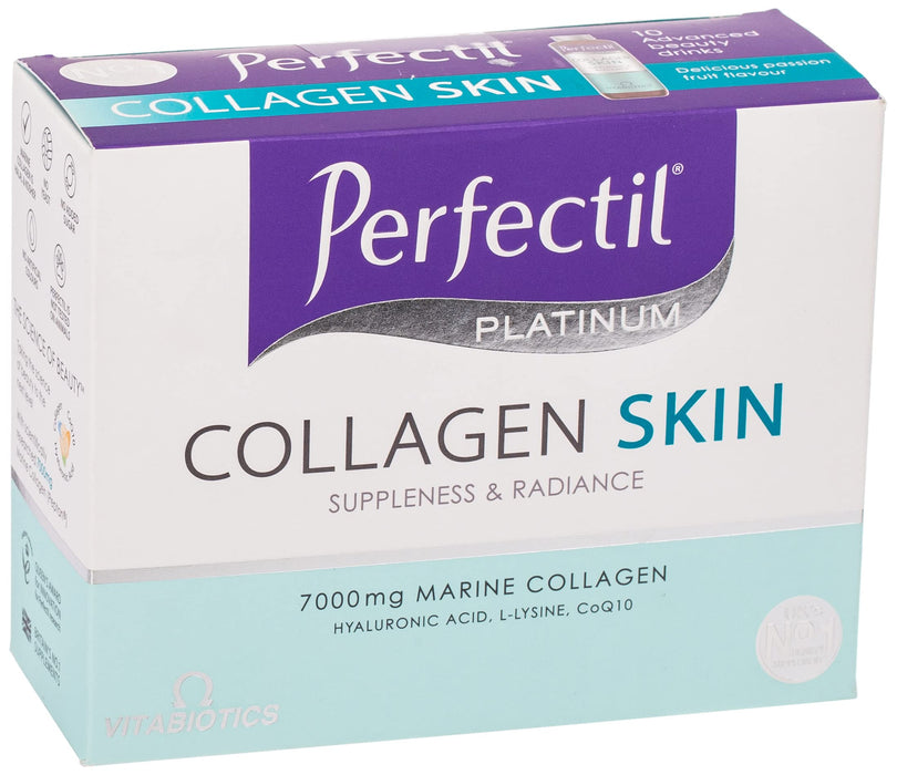 Vitabiotics Perfectil Platinum Collagen 7000mg Skin Advanced Beauty Drinks 50ml x 10 - Women at MyPerfumeShop by Perfectil