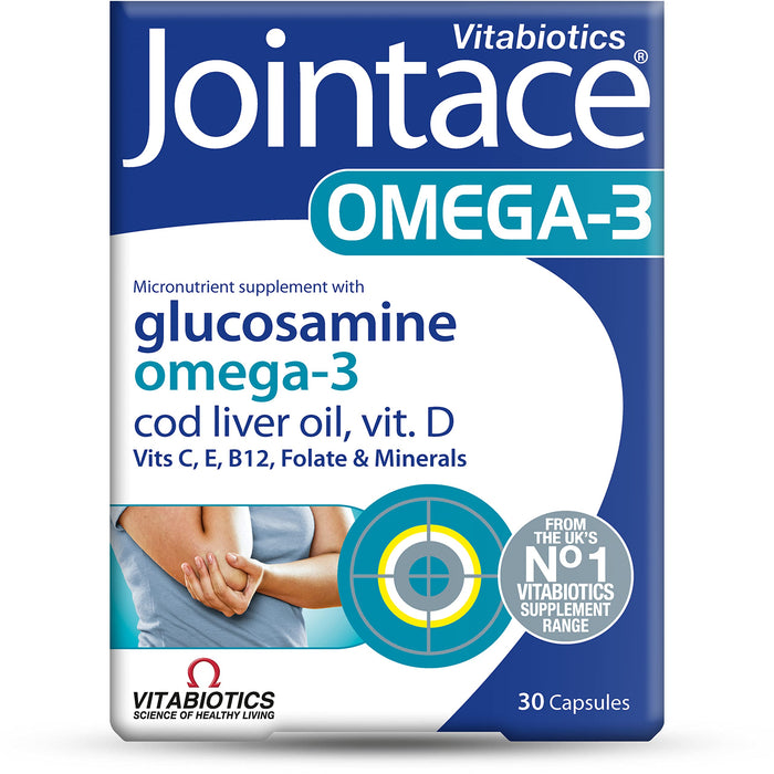 Vitabiotics Jointace Omega 3 And Glucosamine 30 Capsules - Joint Care at MyPerfumeShop by Jointace