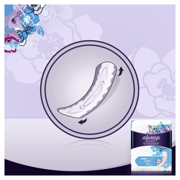 Always Discreet Long Pads x 10 - Incontinance Pads at MyPerfumeShop by Procter & Gamble