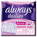 Always Dailies Liner 2 Go Scented 16 Pack x 20 - Sanitary Towels at MyPerfumeShop by Procter & Gamble