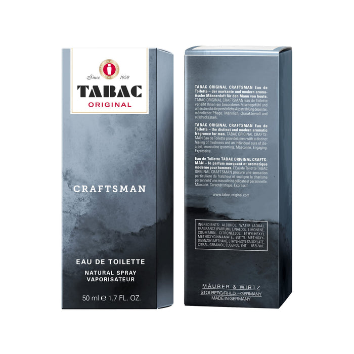 Maurer & Wirtz Tabac Craftsman Eau de Toilette 50ml Spray - Fragrance at MyPerfumeShop by Tabac Original