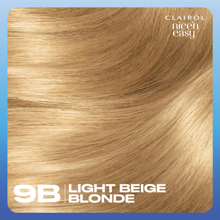 Nice & Easy Care Colour Light Beige Blonde 9B - Colourants at MyPerfumeShop by Clairol