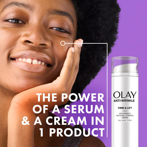 Olay Anti-Wrinkle Firm & Lift 2In1 Cream & Serum - 50ml - Regime Skin Care at MyPerfumeShop by Olay