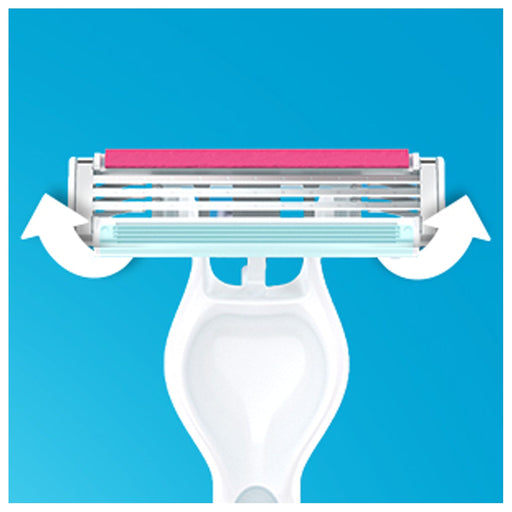 Gillette Simply Venus 3+ Disposable Razors x 4 - Hair Removal at MyPerfumeShop by Venus