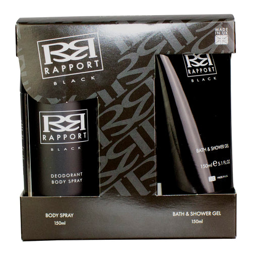 Dana Rapport Black Gift Set 150ml Shower Gel + 150ml Deodorant Body Spray - Shower Gel at MyPerfumeShop by Dana