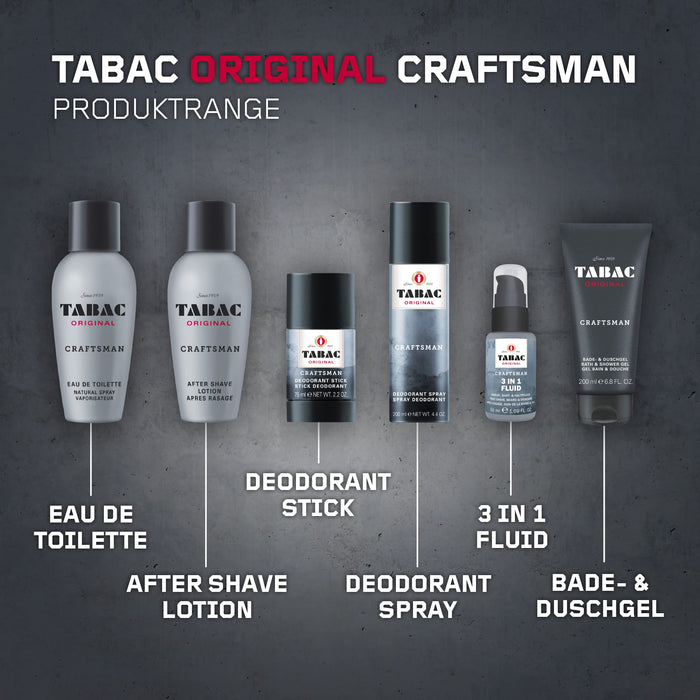 Maurer & Wirtz Tabac Craftsman Eau de Toilette 50ml Spray - Fragrance at MyPerfumeShop by Tabac Original