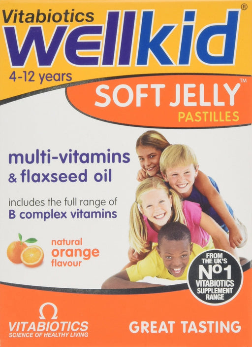 Vitabiotics Wellkid Soft Jelly Pastilles Orange x 30 - Children at MyPerfumeShop by Wellkid