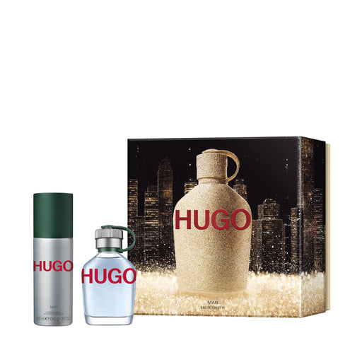 Hugo Boss Hugo Man Gift Set 75ml EDT + 150 Deodorant Spray - Fragrance at MyPerfumeShop by MyPerfumeShop