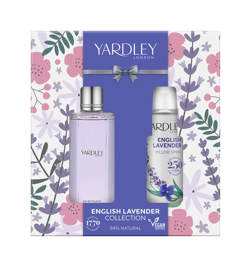 Yardley English Lavender Gift Set 50ml EDT + 50ml Pillow Spray - Fragrance at MyPerfumeShop by Yardley London