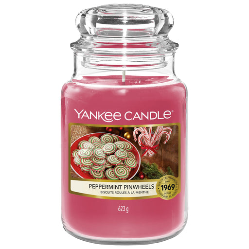 Yankee Original Candle Peppermint Pinwheels Candle 623g - Large Jar - Candle at MyPerfumeShop by Yankee Candle