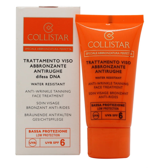 Collistar Anti-Wrinkle Tanning Face Treatment Spf 6 Cream 50ml - Cream at MyPerfumeShop by Collistar