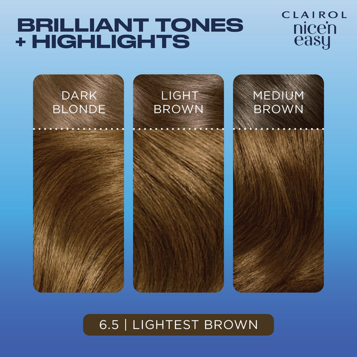 Nice & Easy Care Colour Lightest Brown 6.5 - Colourants at MyPerfumeShop by Clairol