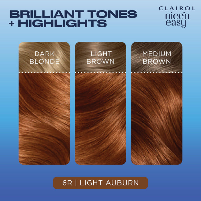 Nice & Easy Care Colour Light Auburn 6R - Colourants at MyPerfumeShop by Clairol