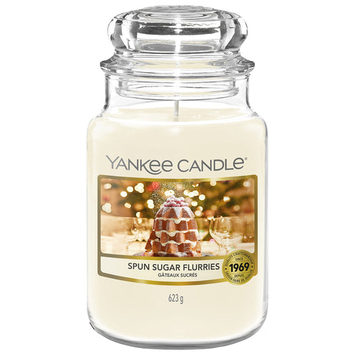 Yankee Original Candle Spun Sugar Flurries Candle 623g - Large Jar - Candle at MyPerfumeShop by Yankee Candle