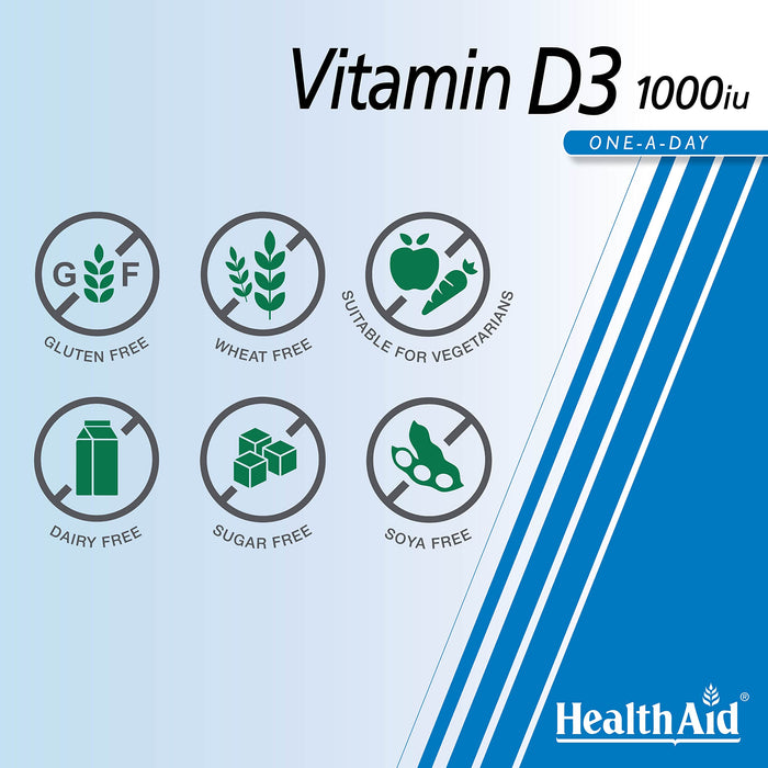 Healthaid Vitamin D3 120 Tablets - Bone Care at MyPerfumeShop by Healthaid