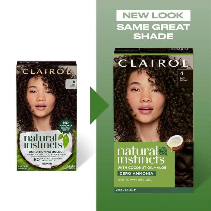 Clairol Natural Instincts Hair Dye 6 Light Brown - 177ml - Colourants at MyPerfumeShop by Clairol