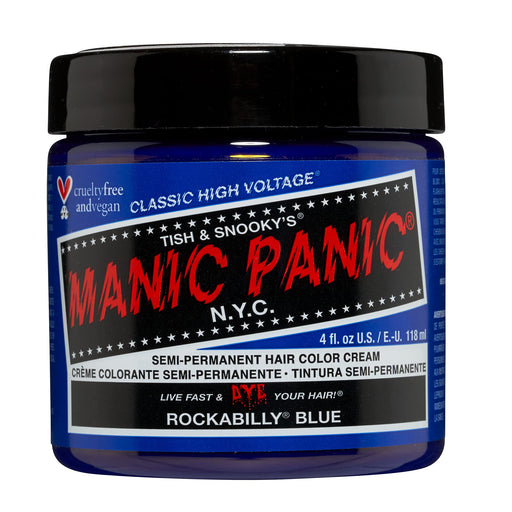 Manic Panic High Voltage Classic Semi-Permanent Hair Colour 118ml - Rockabilly Blue - Beauty at MyPerfumeShop by Manic Panic