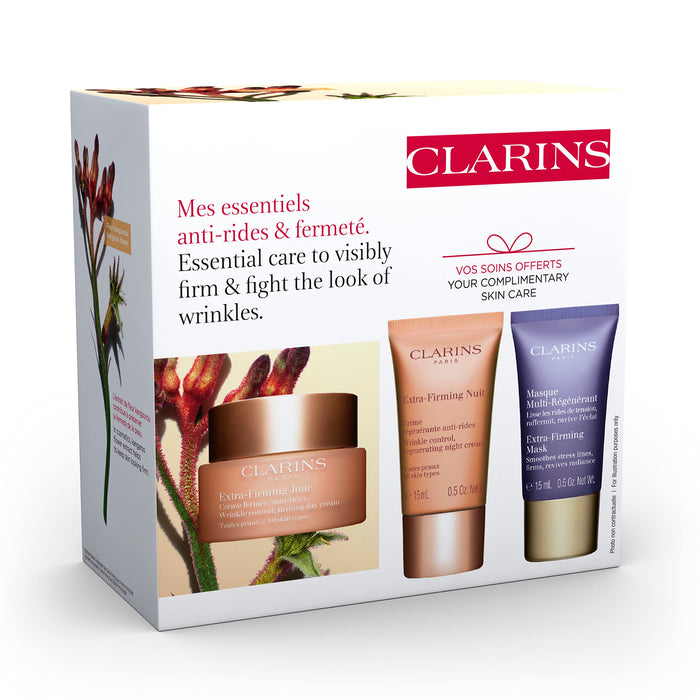 Clarins Extra-Firming 4 Piece Gift Set: Day Cream 50ml - Night  Cream 15ml - Fac - Gift Set at MyPerfumeShop by Clarins