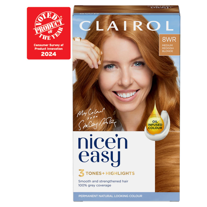 Nice & Easy Care Colour Golden Auburn 8WR - Colourants at MyPerfumeShop by Clairol