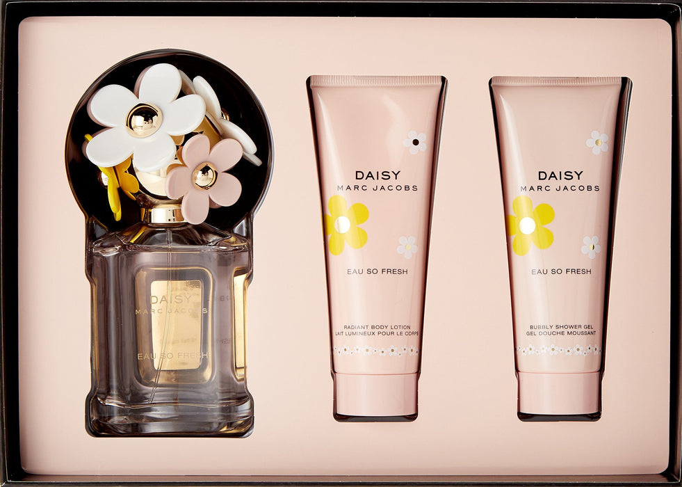 Marc Jacobs Daisy Eau So Fresh Gift Set 75ml EDT + 75ml Body Lotion + 75ml Shower Gel - Fragrance at MyPerfumeShop by Marc Jacobs