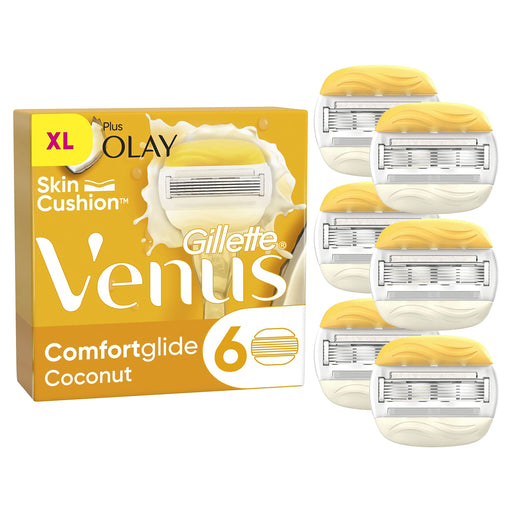 Venus Comfort Glide Coconut Pk6 - Cartridges at MyPerfumeShop by Gillette