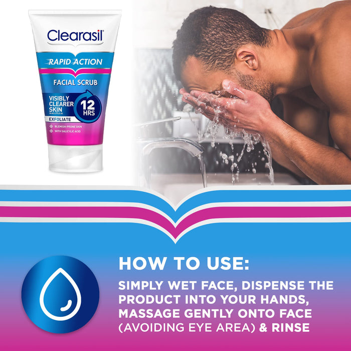 Clearasil Ultra Scrub Wash - 125ml - Regime Skin Care at MyPerfumeShop by Clearasil