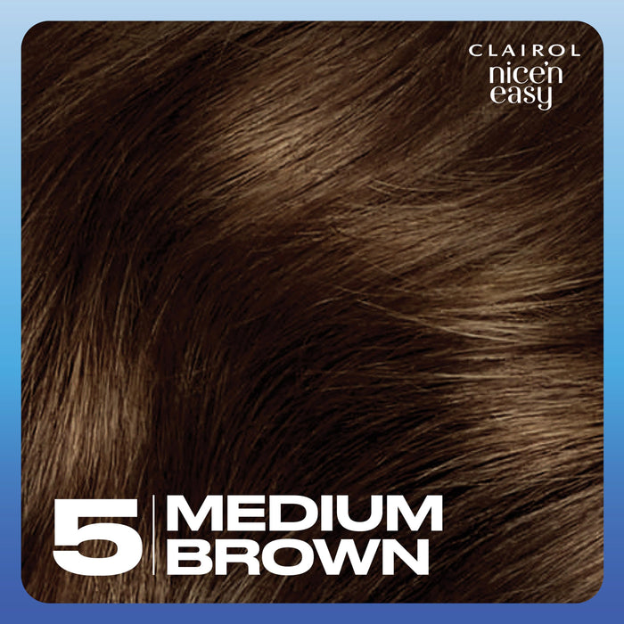 Nice & Easy Care Colour Medium Brown 5 - Colourants at MyPerfumeShop by Clairol