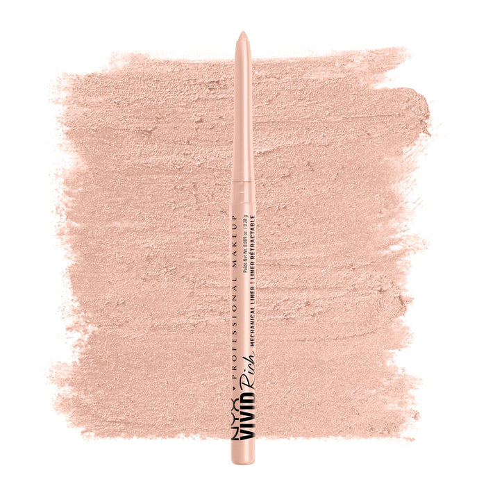 NYX Vivid Mechanical Eyeliner Pencil 0.28g - 02 Quartz Queen - Cream - Eyeliners at MyPerfumeShop by NYX