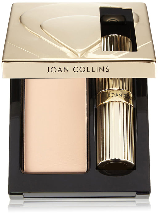 Joan Collins Compact Duo Powder 6g - Lady Joan Cream Pearl Lipstick 3.5g - POWDER at MyPerfumeShop by Joan Collins