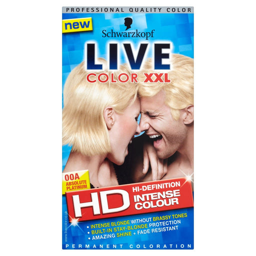 Schwarzkopf Live Color XXL 00A Absolute Platinum - Colourants at MyPerfumeShop by Schwarzkopf