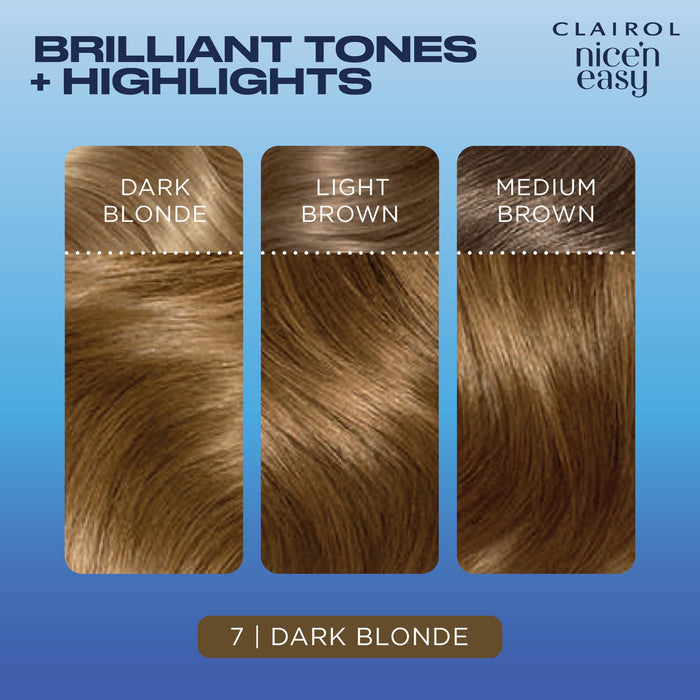 Nice & Easy Care Colour Dark Blonde 7 - Colourants at MyPerfumeShop by Clairol