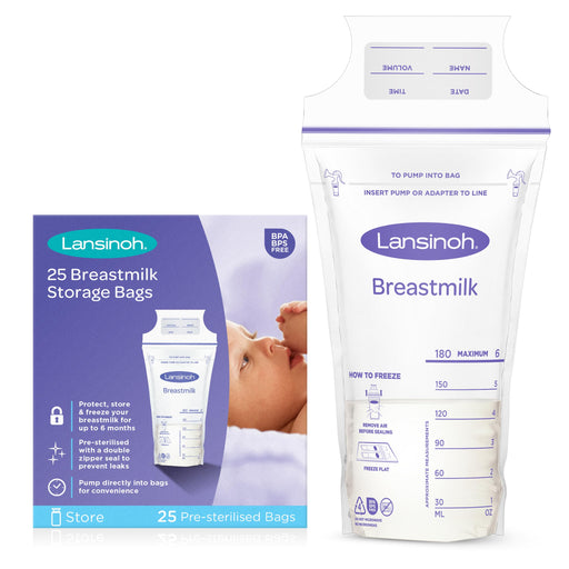 Lansinoh Breast Milk Storage Bags x 25 - Nursing Acces at MyPerfumeShop by Lansinoh