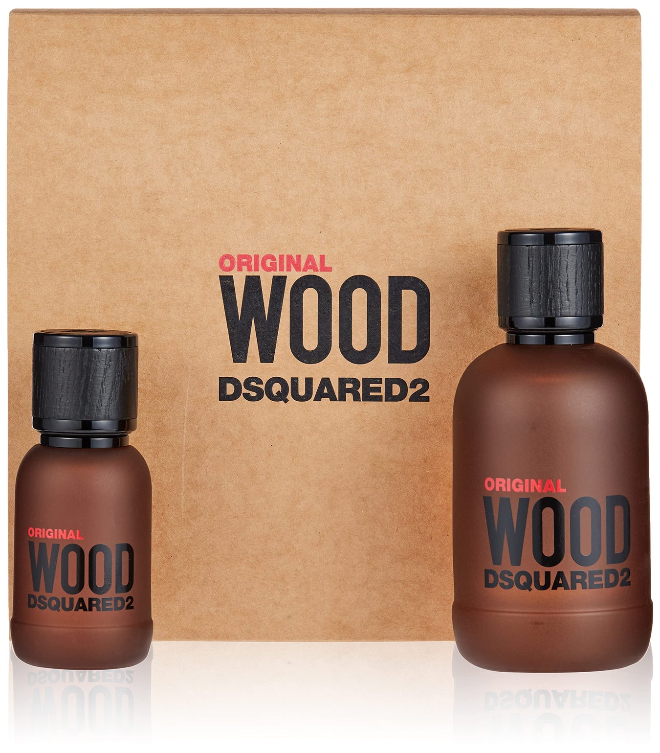 Dsquared2 Original Wood 2 Piece Gift Set: Eau de Parfum 100ml - Eau de Parfum 30ml - Gift Set at MyPerfumeShop by Dsquared2